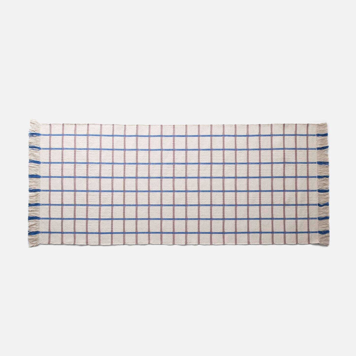 Cotton Grid Flatweave Rug