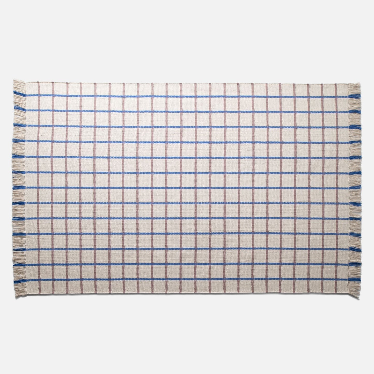 Cotton Grid Flatweave Rug