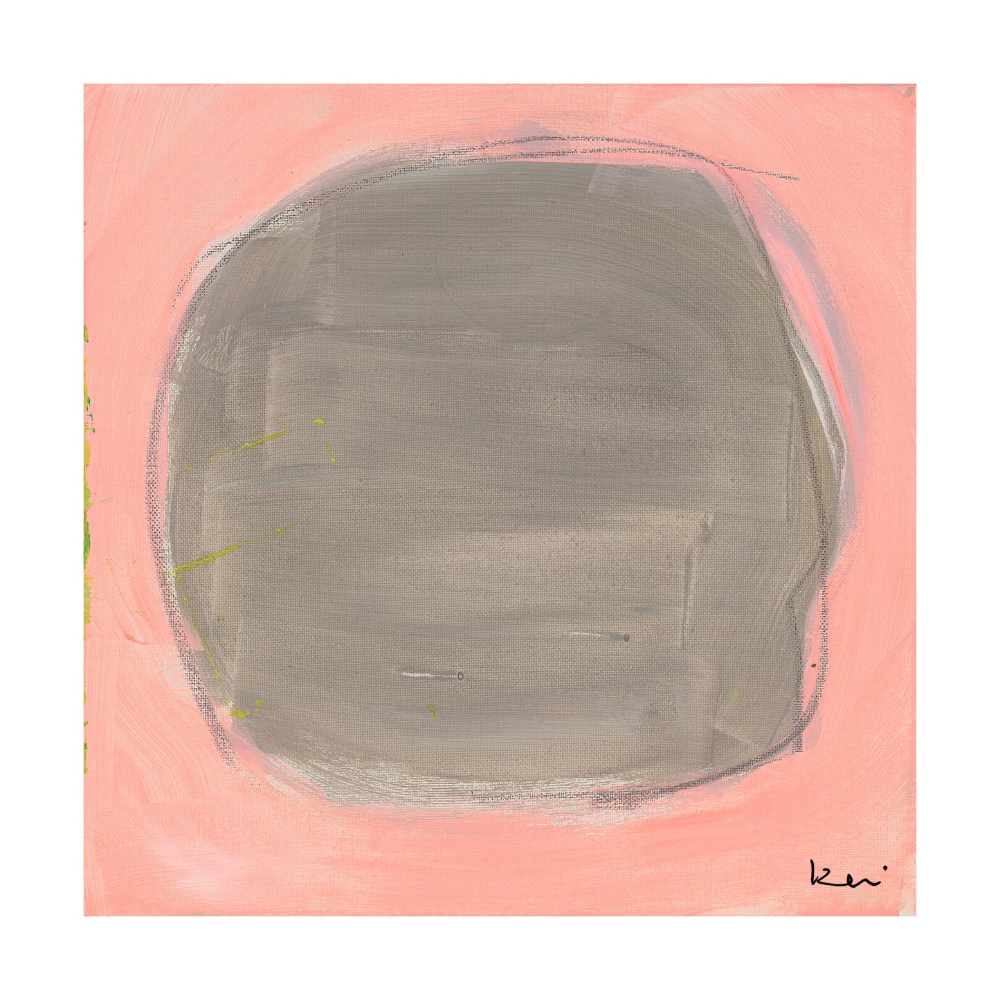 Kerri Rosenthal Dot - Dove Blush Art Print