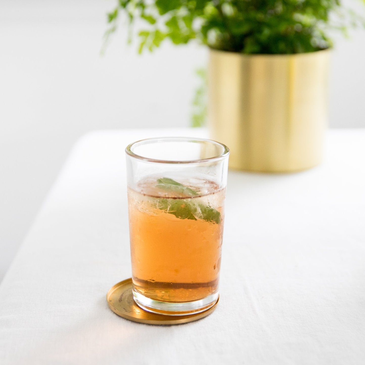 Brass Coaster, Set of 4