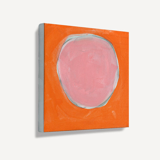 Kerri Rosenthal Dot - Bubblegum Clementine Art Print