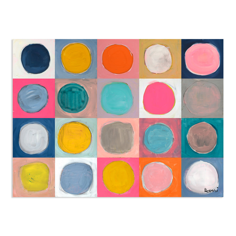 Kerri Rosenthal Dots For Daze Art Print