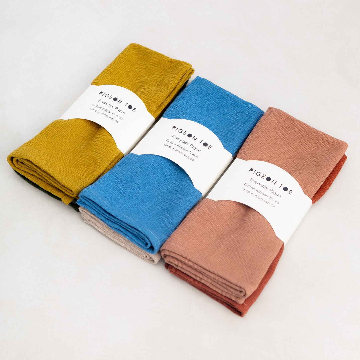 Everyday Piqué Kitchen Towels, Set of 2 by Pigeon Toe Ceramics