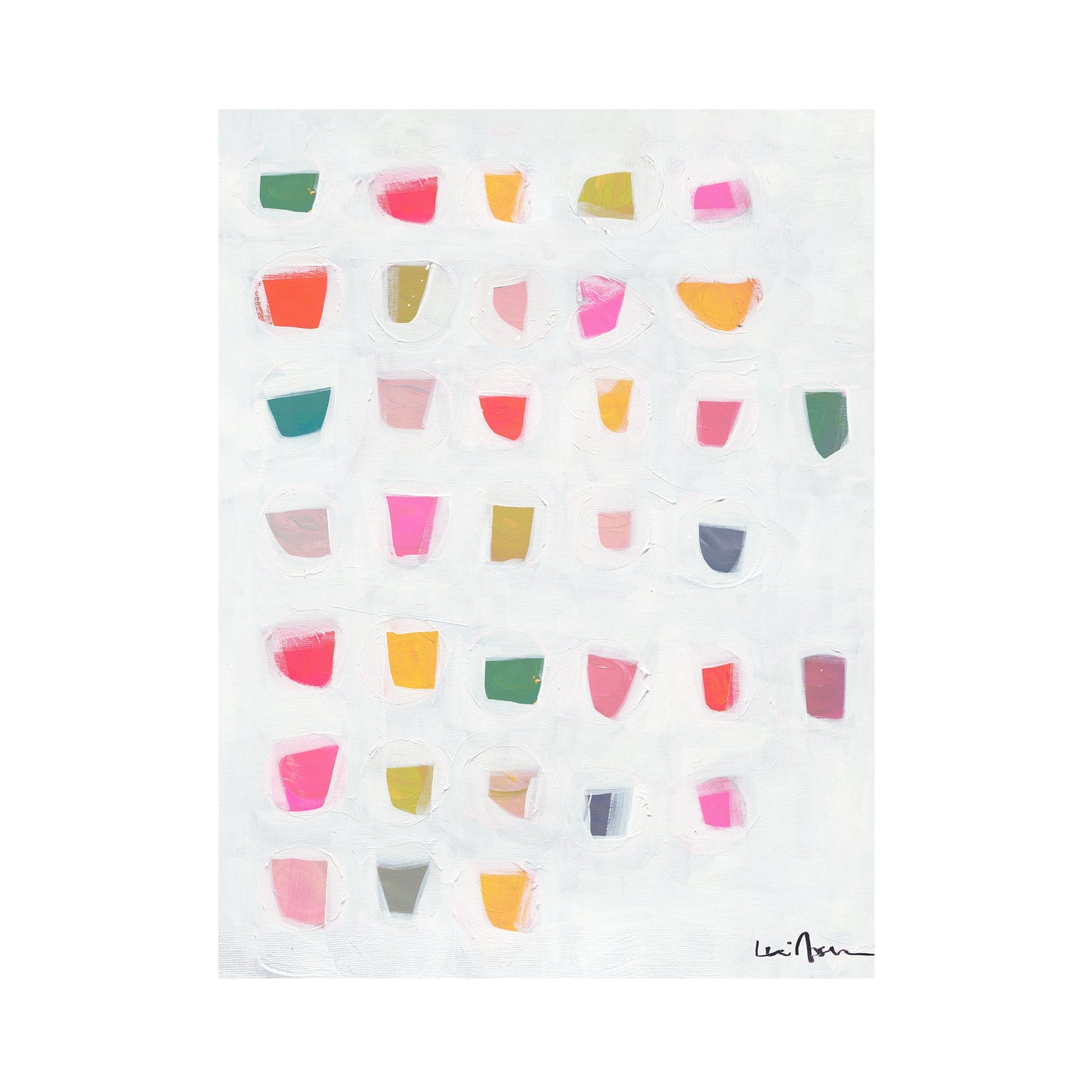Kerri Rosenthal Fun Drops Art Print