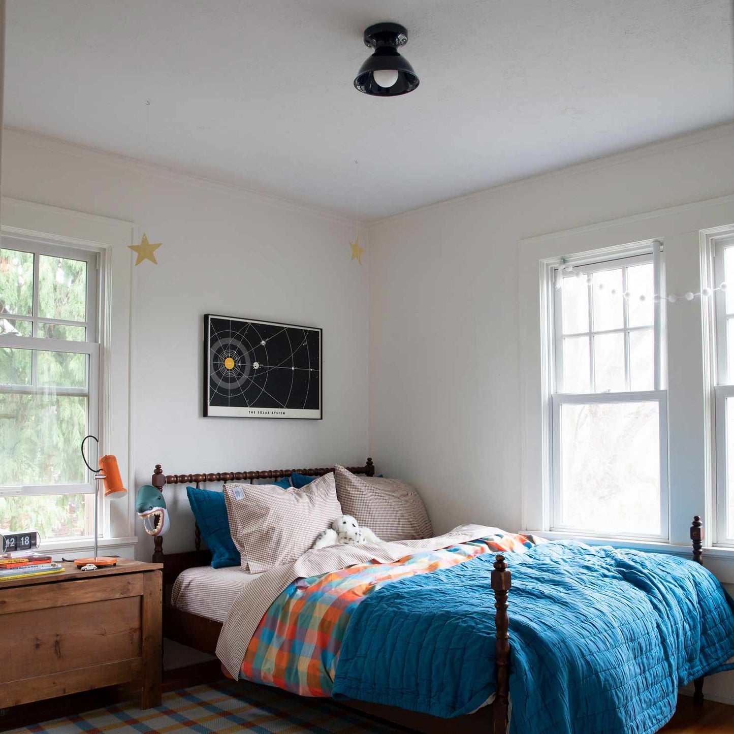 Gingham Percale Pillow Case, Set of 2