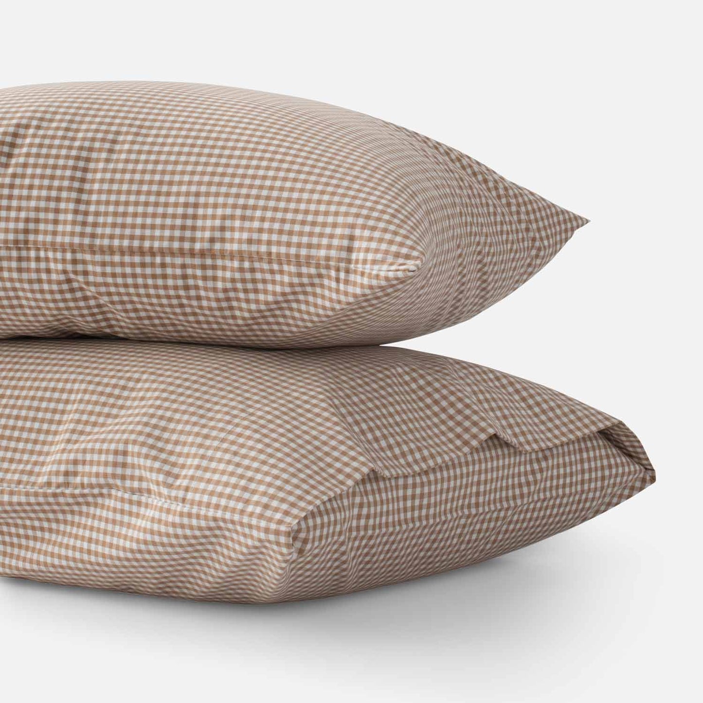 Gingham Percale Pillow Case, Set of 2
