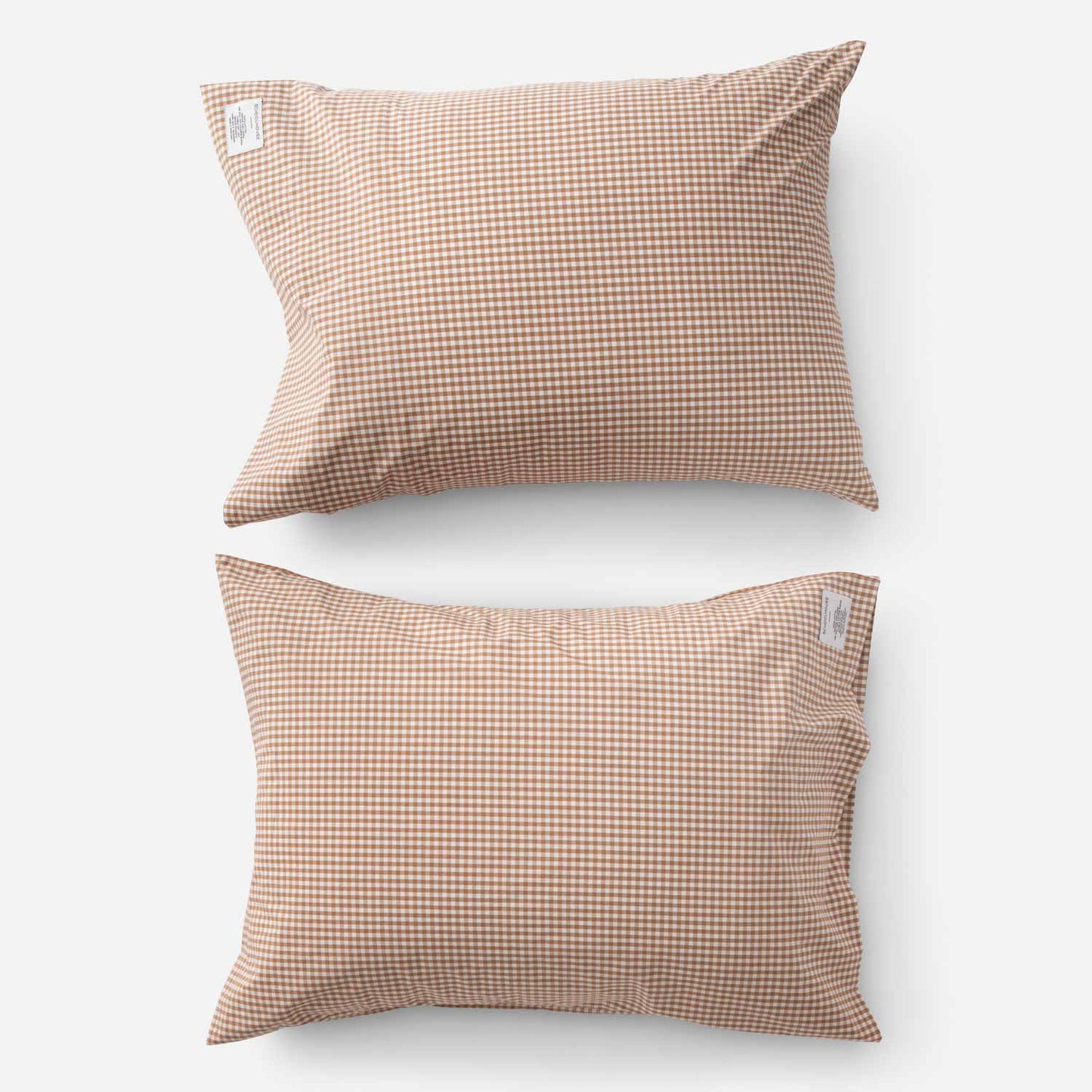 Gingham Pillow Case Set::Russet::Main