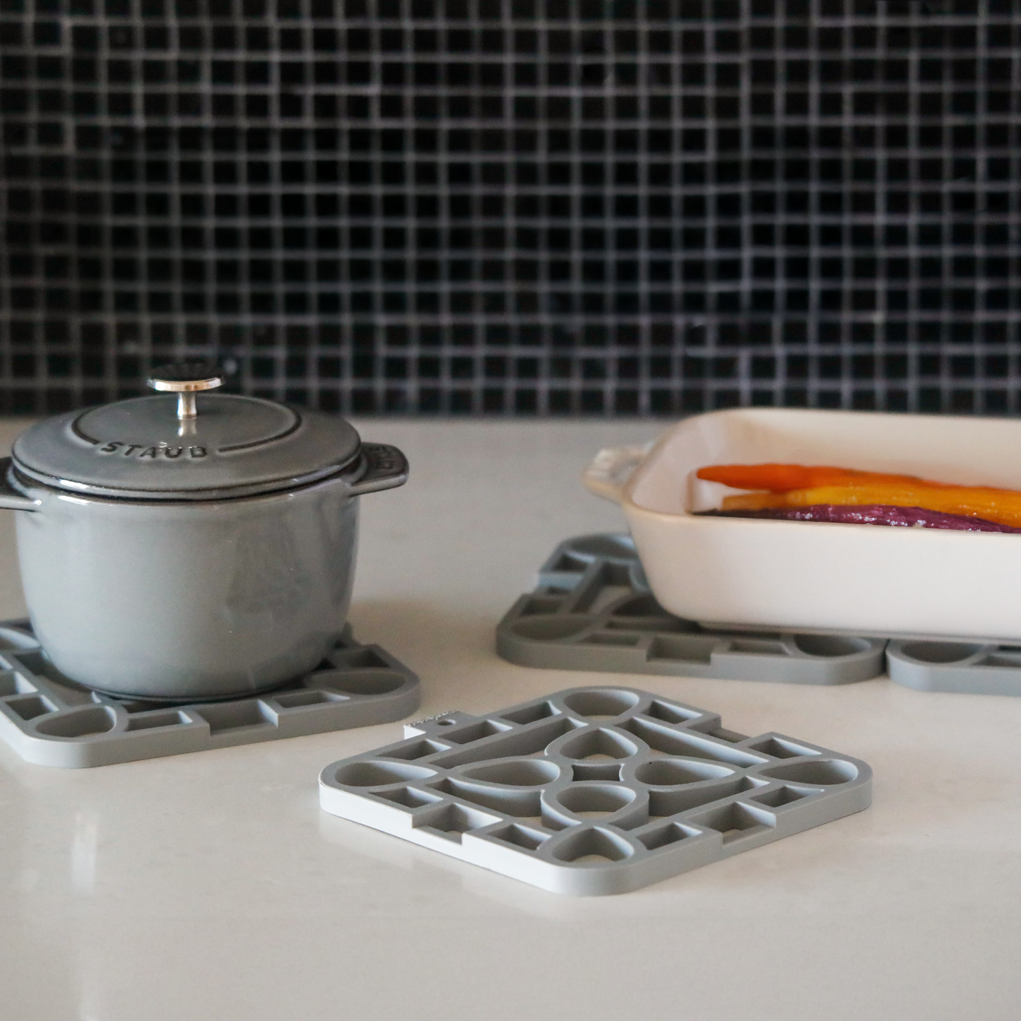 Capabunga Interlocking Silicone Trivets