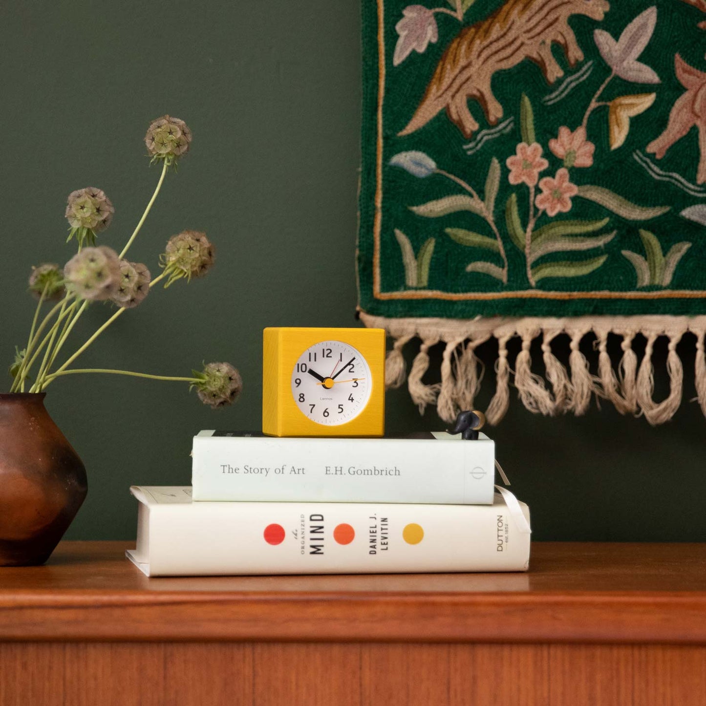 Wood Block Alarm Clock:Hover