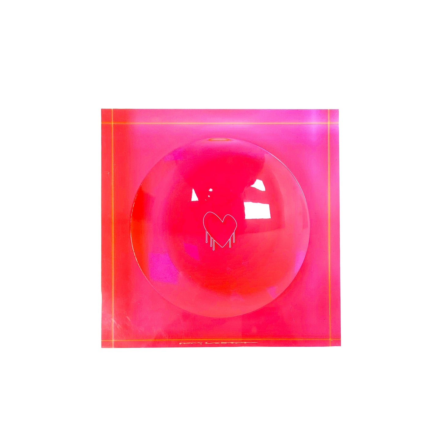 Kerri Rosenthal Drippy Heart Decorative Bowl