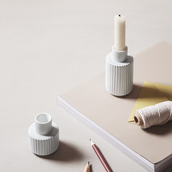 Lyngby Porcelain Candle Holder