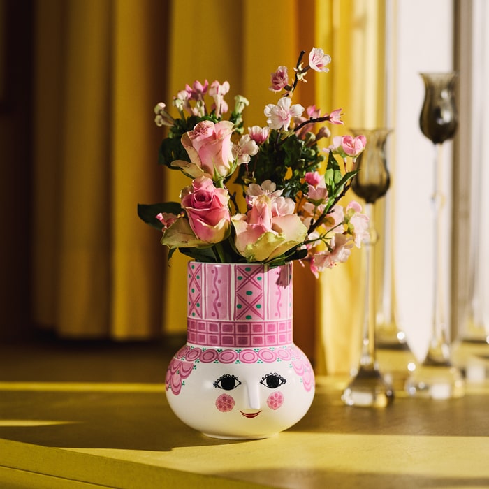 Bjørn Wiinblad Olga Vase, Pink