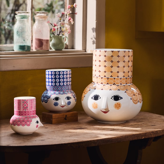 Bjørn Wiinblad Olga Vase, Pink