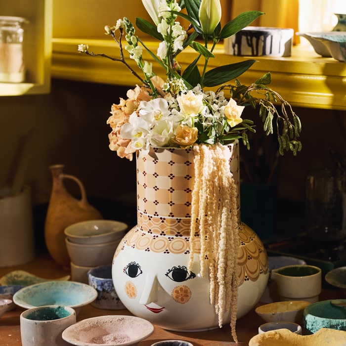 Bjørn Wiinblad Olga Vase, Sand