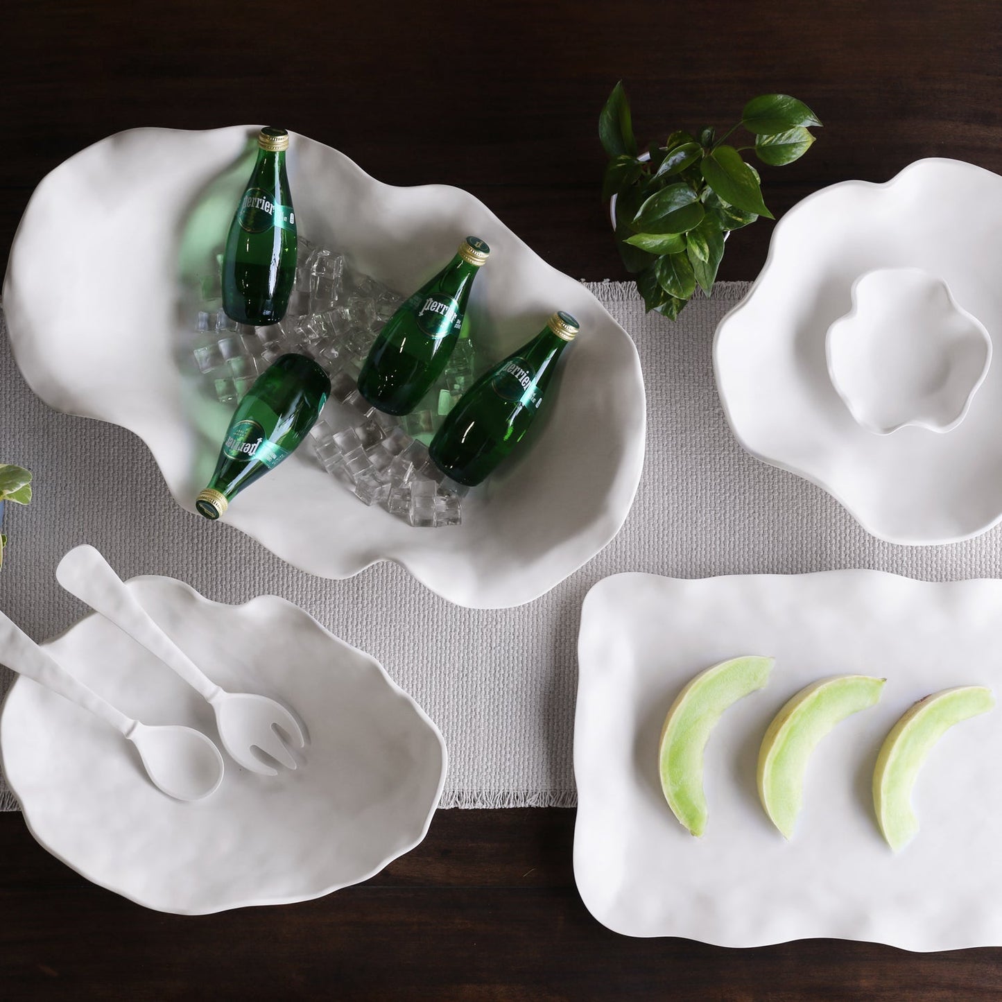 Vida Nube Large Melamine Salad Servers