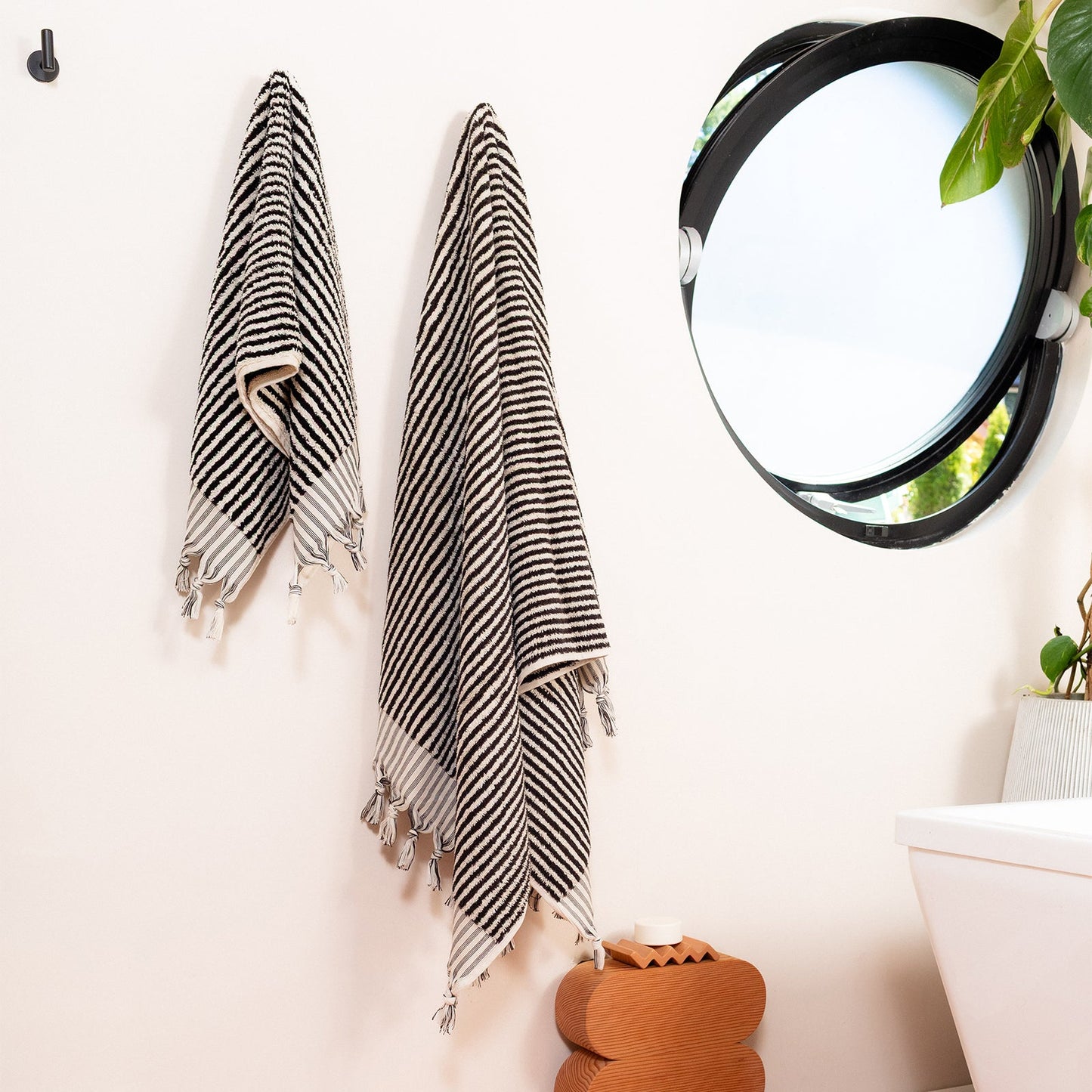 Organic Cotton Turkish Hand Towel by Pigeon Toe Ceramics