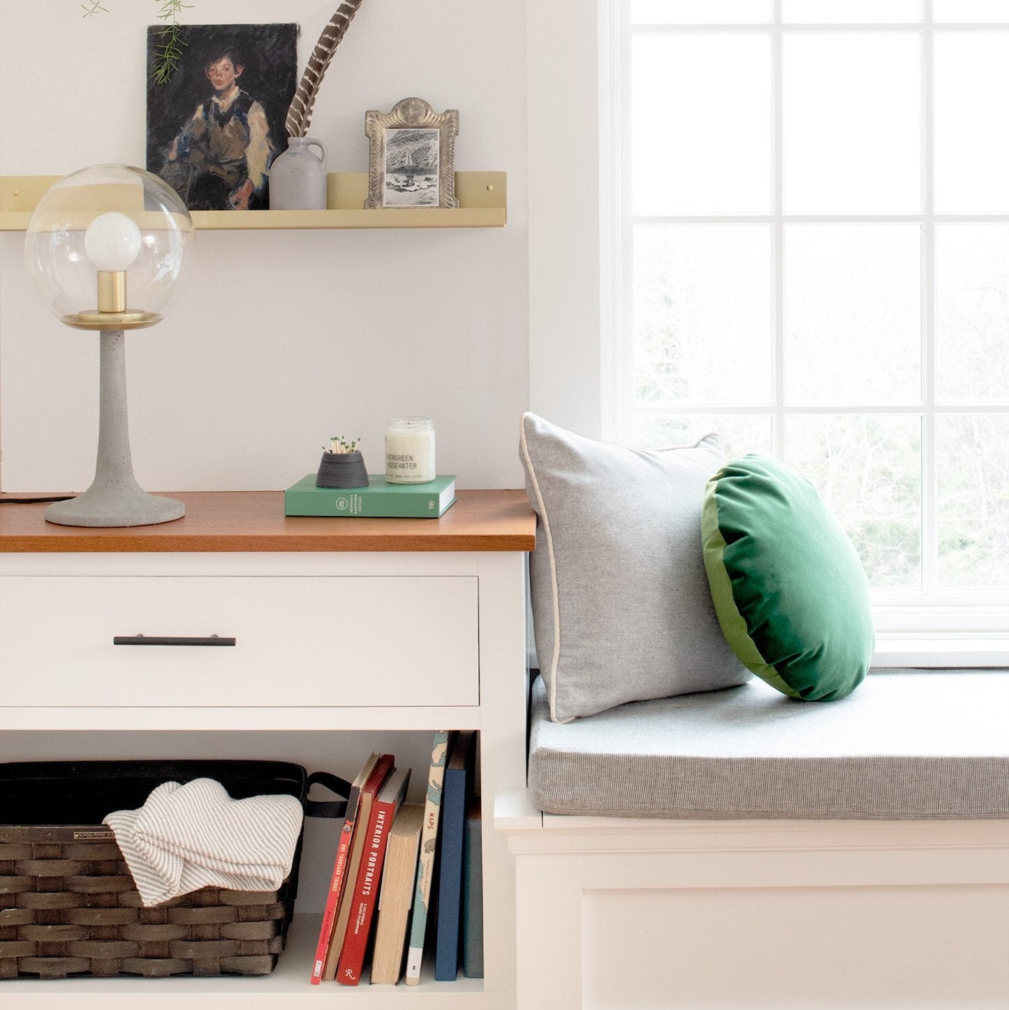 Classic Piped Pillow::gray::Hover