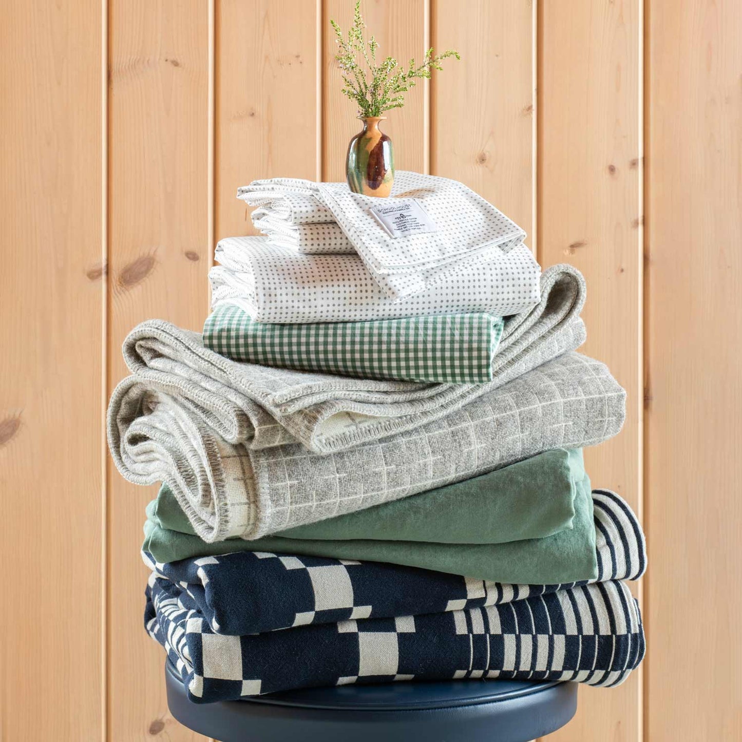 Dot Percale Sheet Set