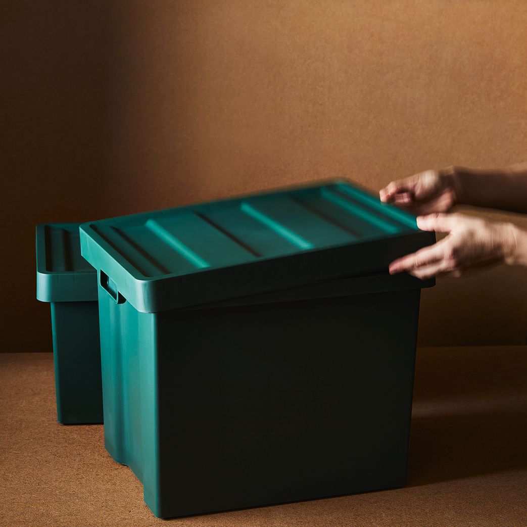 Rolling Stackable Containers