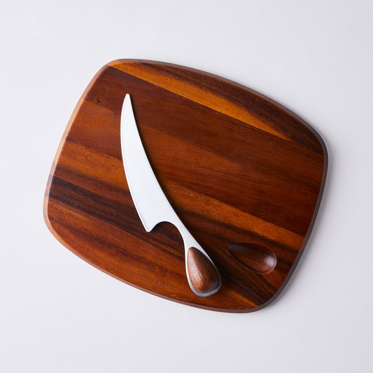 Dansk Vivianna Cheese Board With Knife
