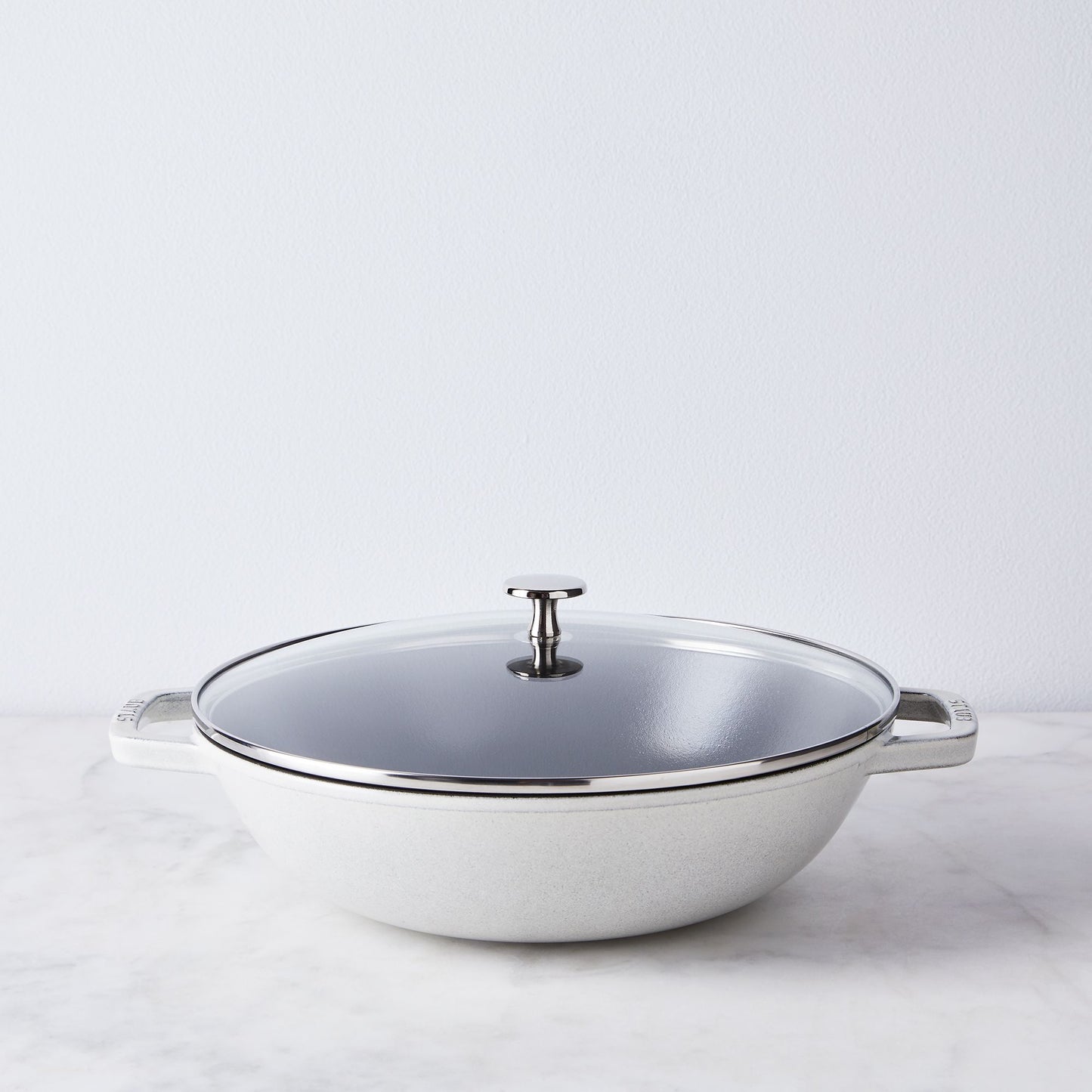 Staub Enameled Cast-Iron Perfect Pan With Glass Lid, 4.5QT