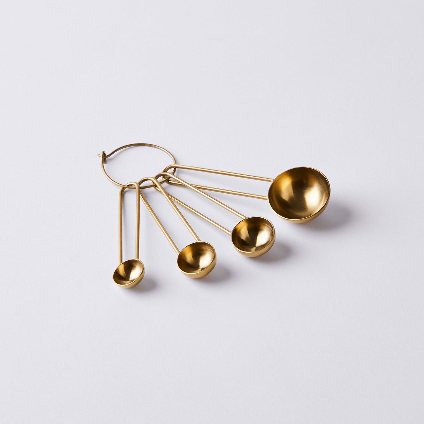 Simple Brass Measuring Cups & Spoons