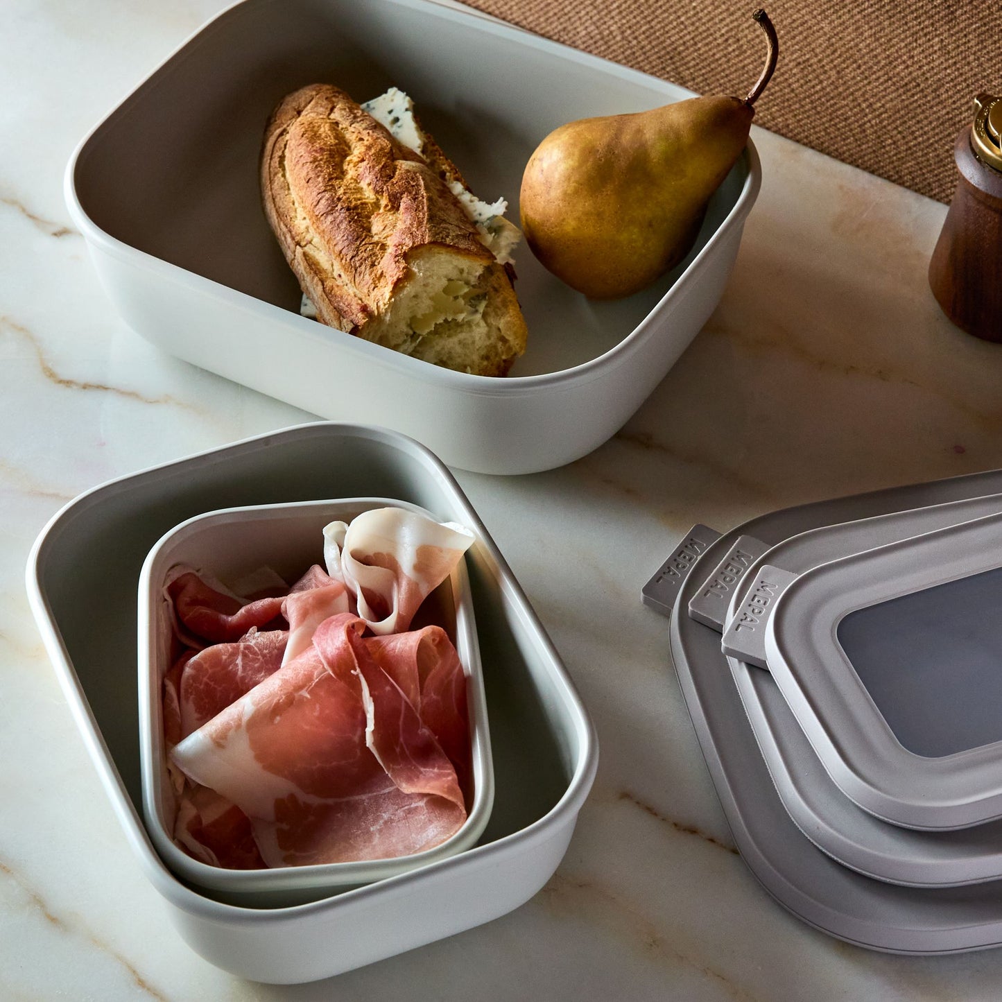 Microwavable Nested Food Storage Containers