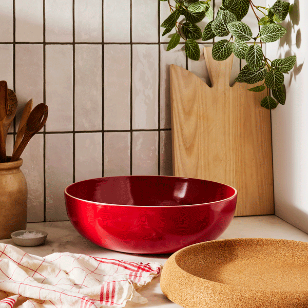 Emile Henry French Ceramic Fruit Storage Bowl