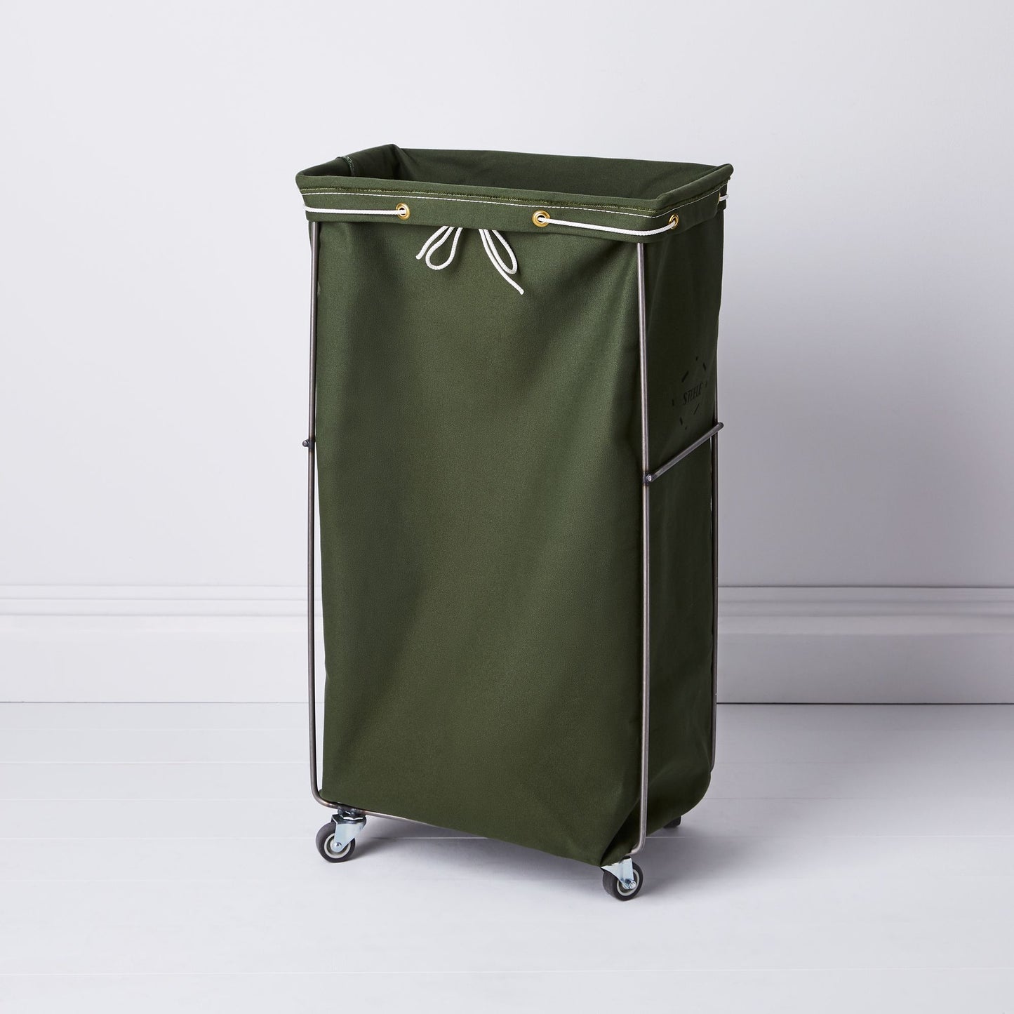 Narrow Elevated Laundry Basket