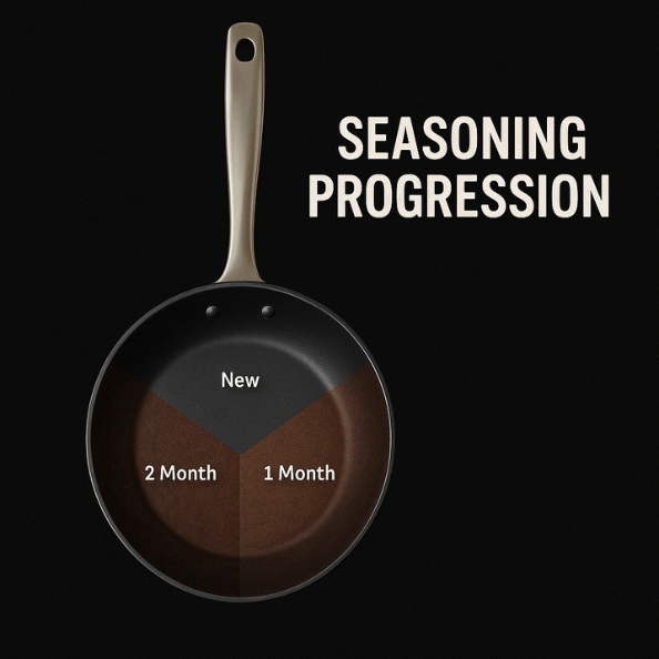 Alva Black Angus Carbon-Steel Frying Pan