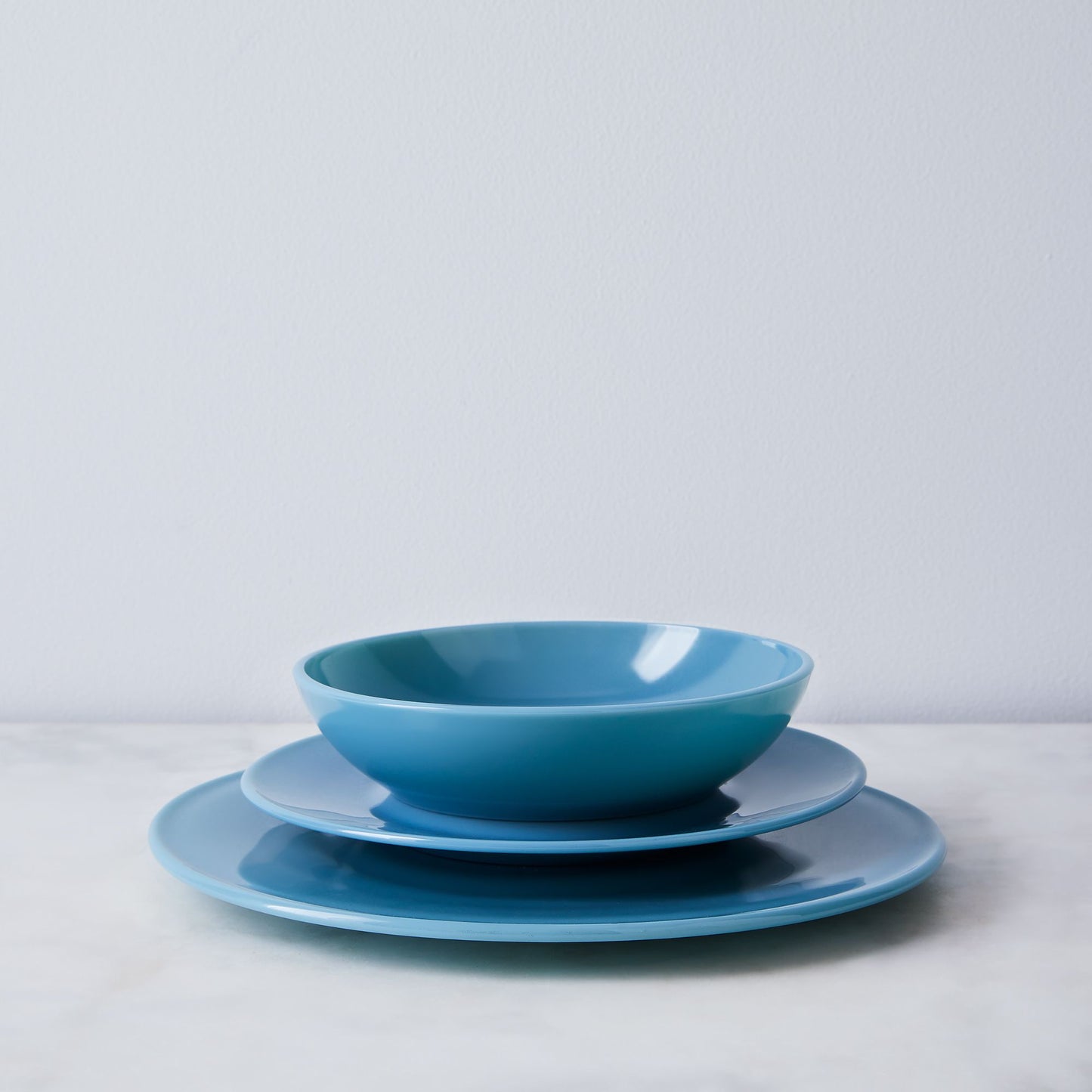 Mosser Colored Glass Dinnerware