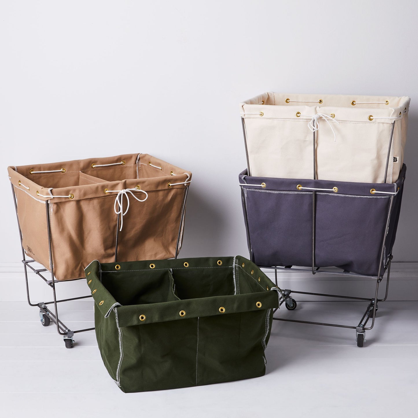 Elevated Laundry Basket