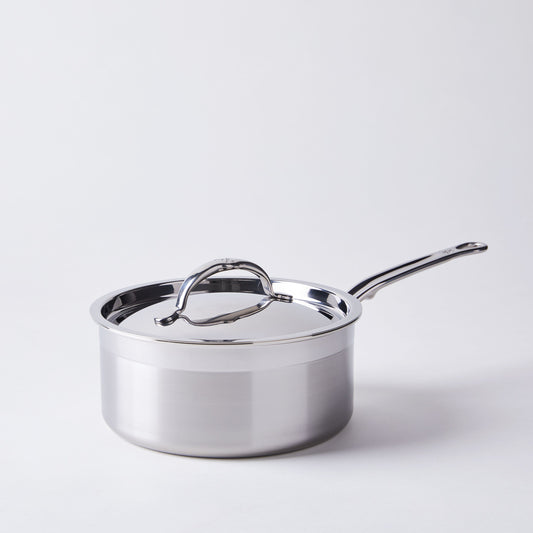 Hestan ProBond Forged Stainless-Steel Saucepan With Lid