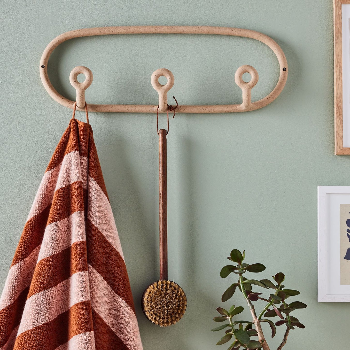 Striped Cotton Terry Bath Towels & Mats