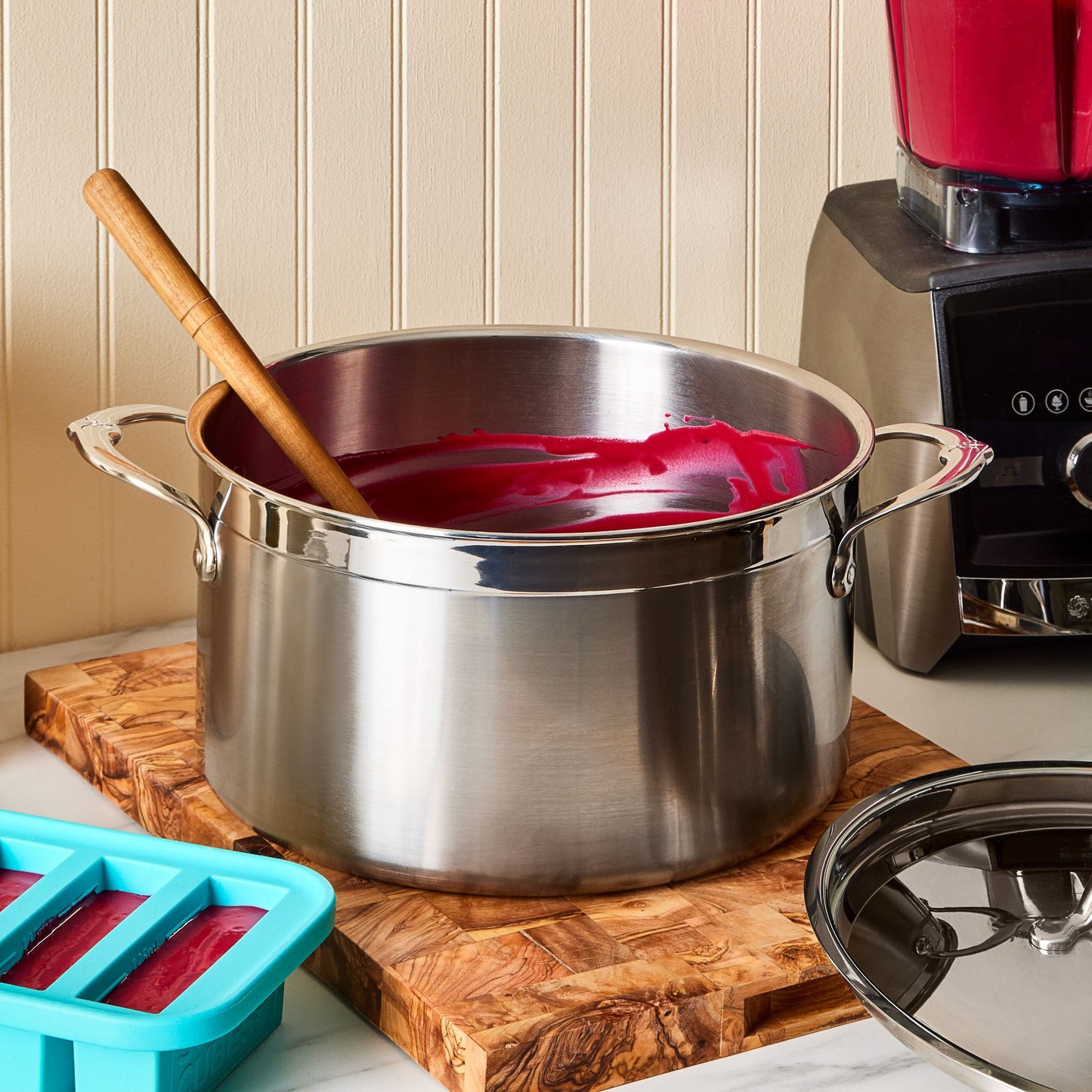 Hestan ProBond Forged Stainless-Steel Stock Pot With Lid, 8QT