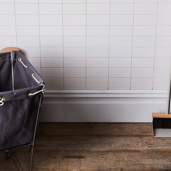 Elevated Laundry Basket