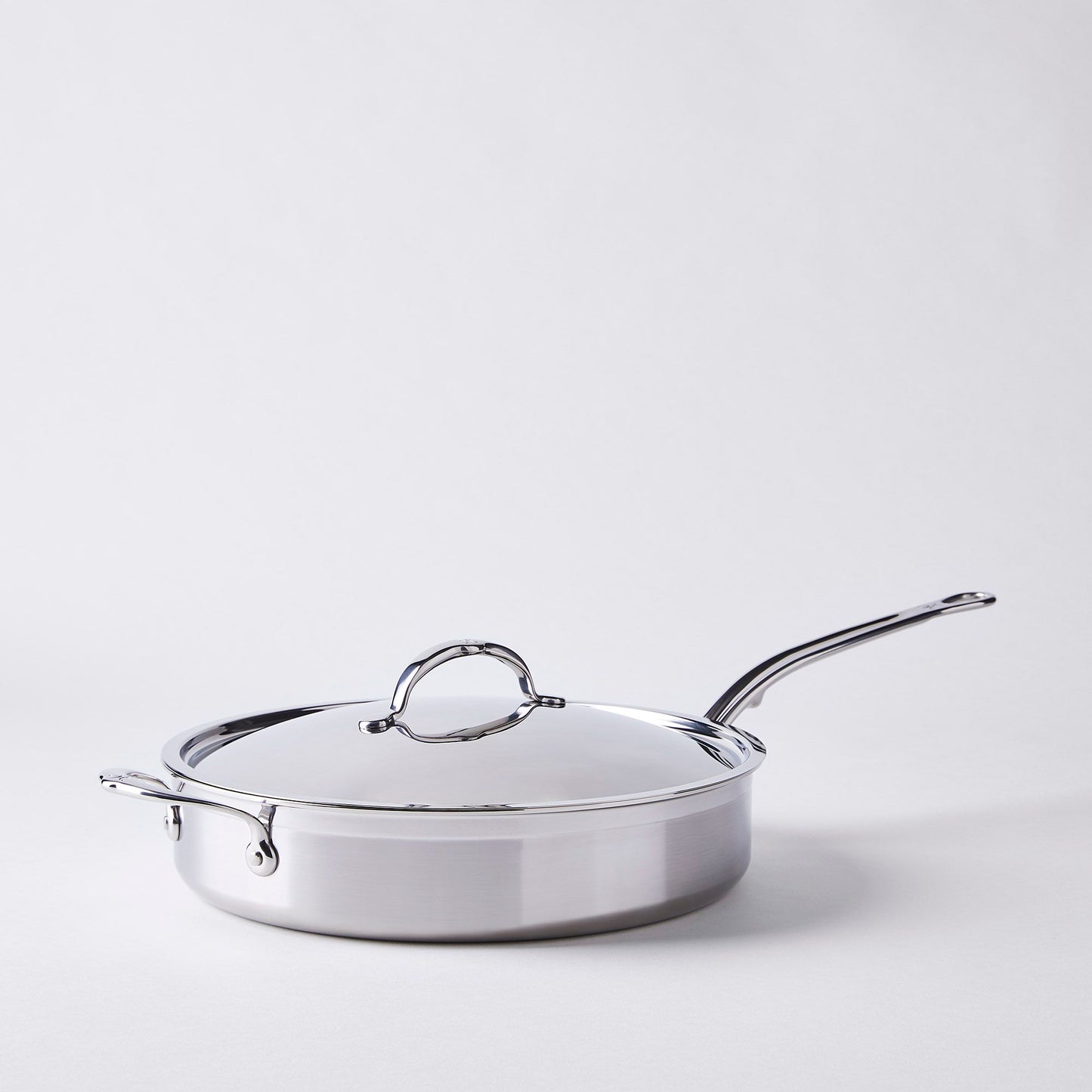 Hestan ProBond Forged Stainless-Steel Sauté Pan With Lid