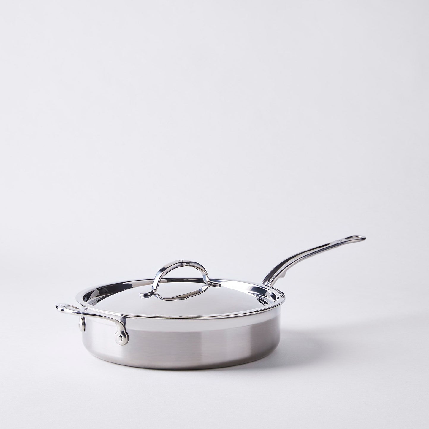 Hestan ProBond Forged Stainless-Steel Sauté Pan With Lid