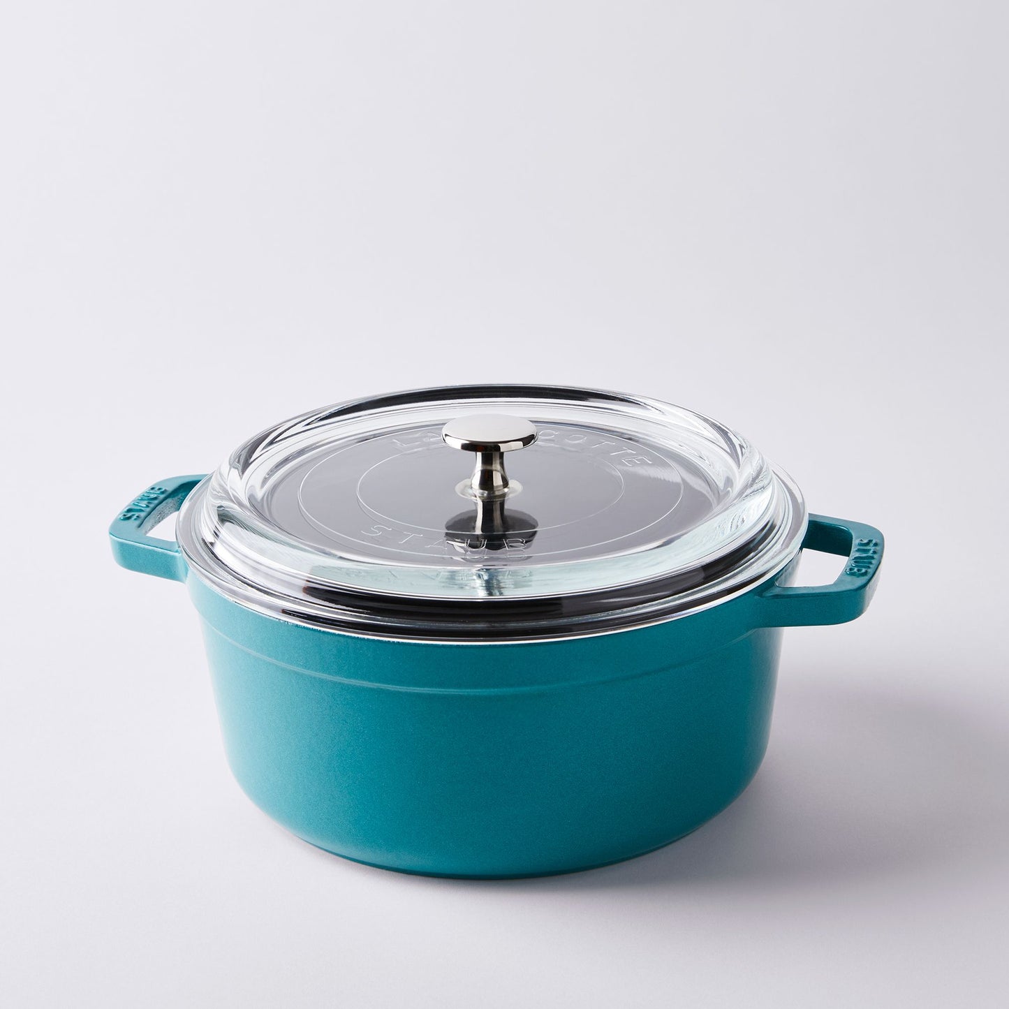 Staub Cast-Iron Cocotte With Glass Lid, 4QT