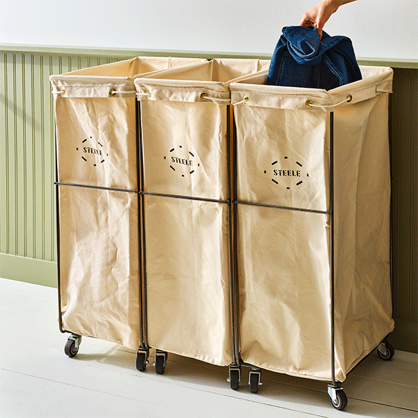 Sort & Separate Elevated Laundry Basket