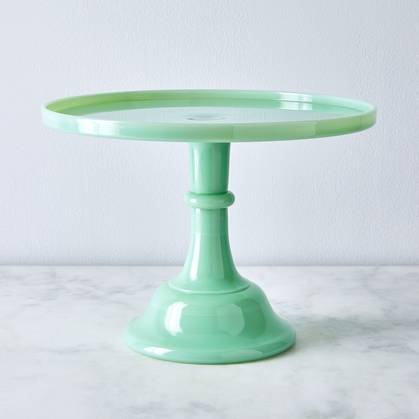 Mosser Colored Glass Cake Stand
