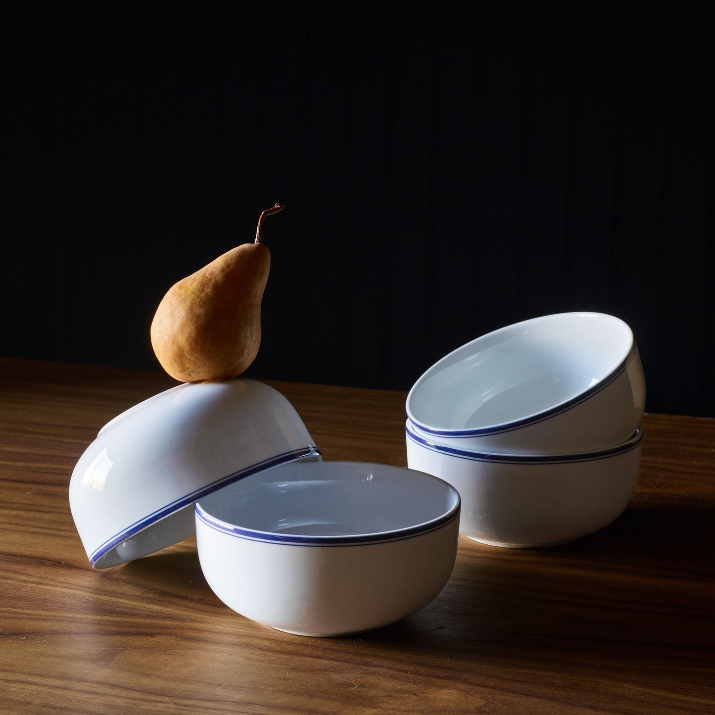Dansk Christianshavn Blue Porcelain Dinnerware & Serveware