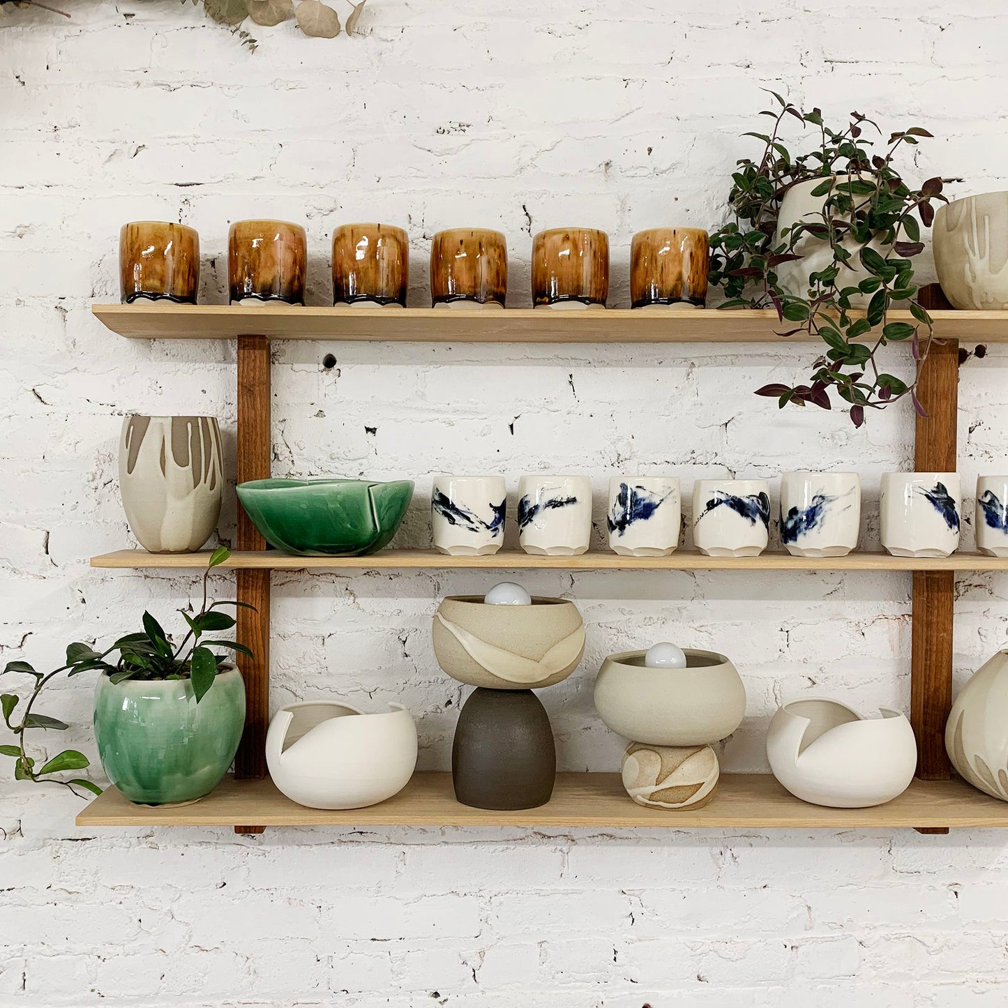 Handmade Porcelain Dart Serving Bowl by Studio Joo