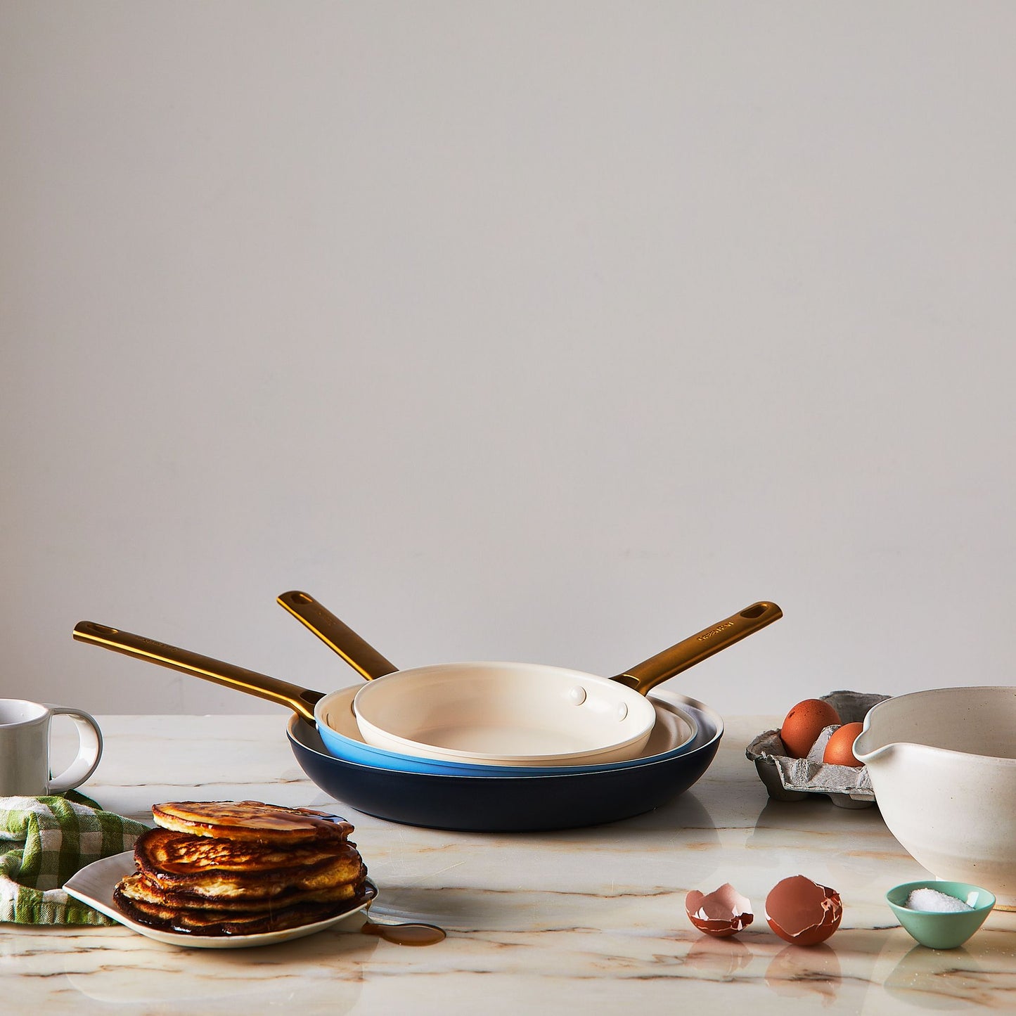 Food52 x GreenPan Reserve Ceramic Nonstick Fry Pans, Set of 3