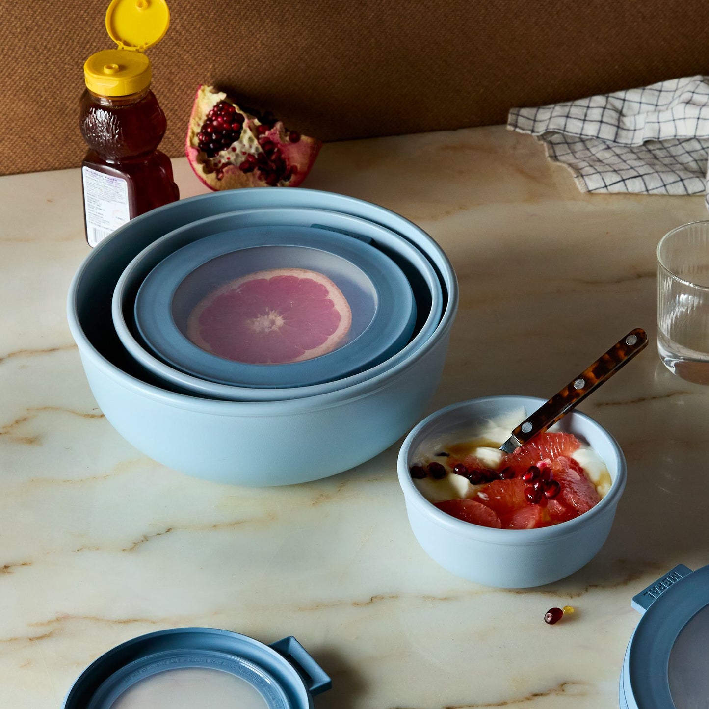 Microwavable Nested Food Storage Containers