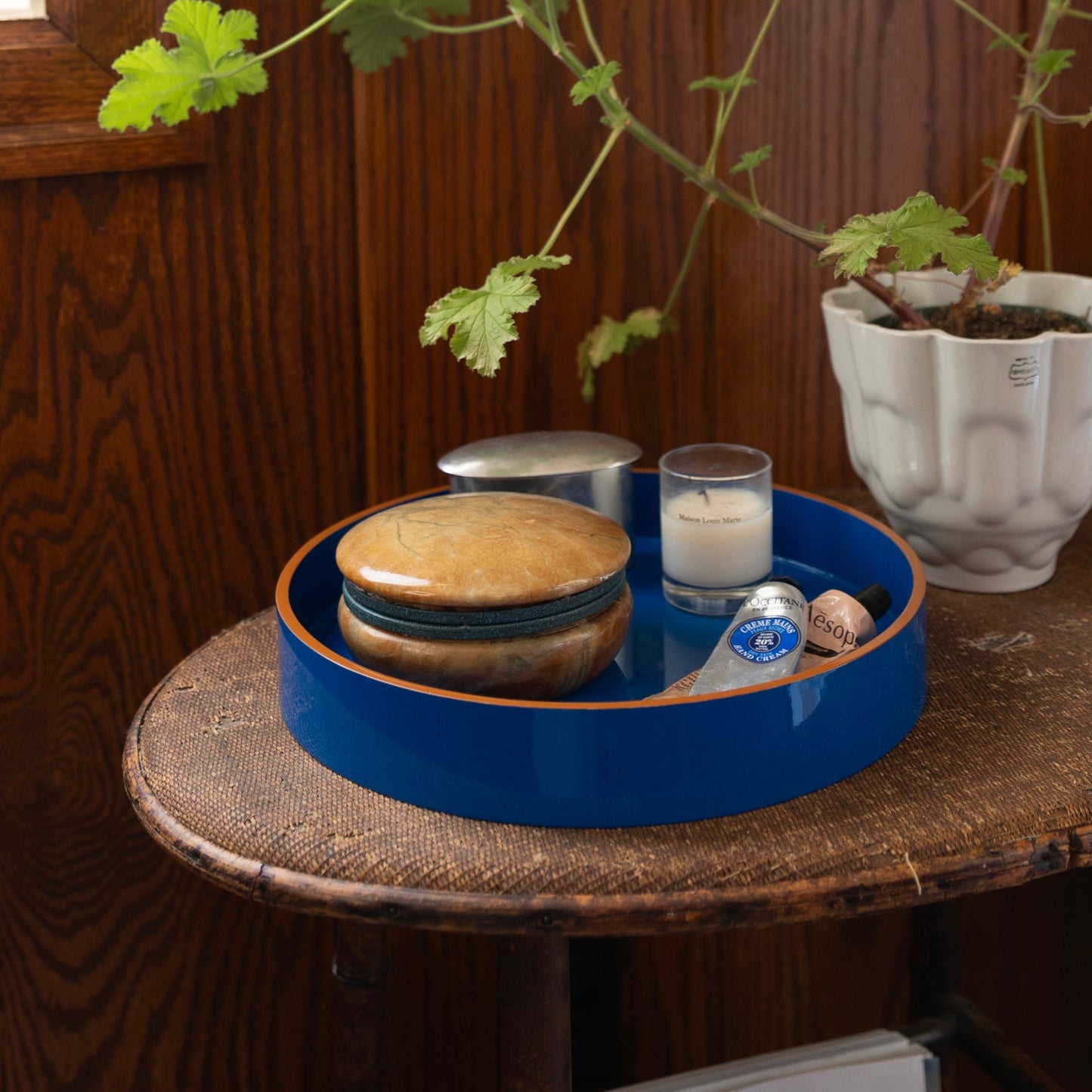 Schoolhouse x Clare V.® Sonia Round Lacquer Tray