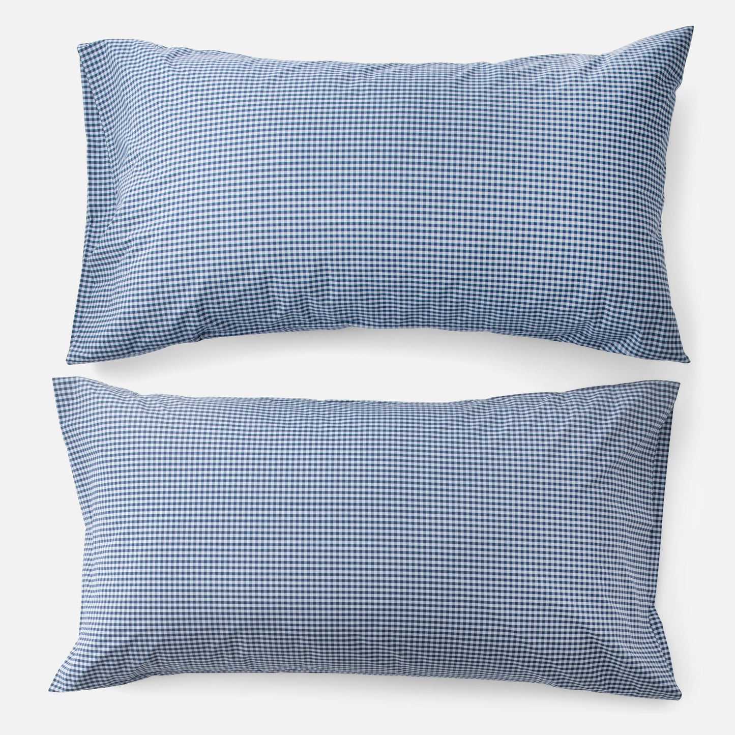 Gingham Percale Pillow Case, Set of 2