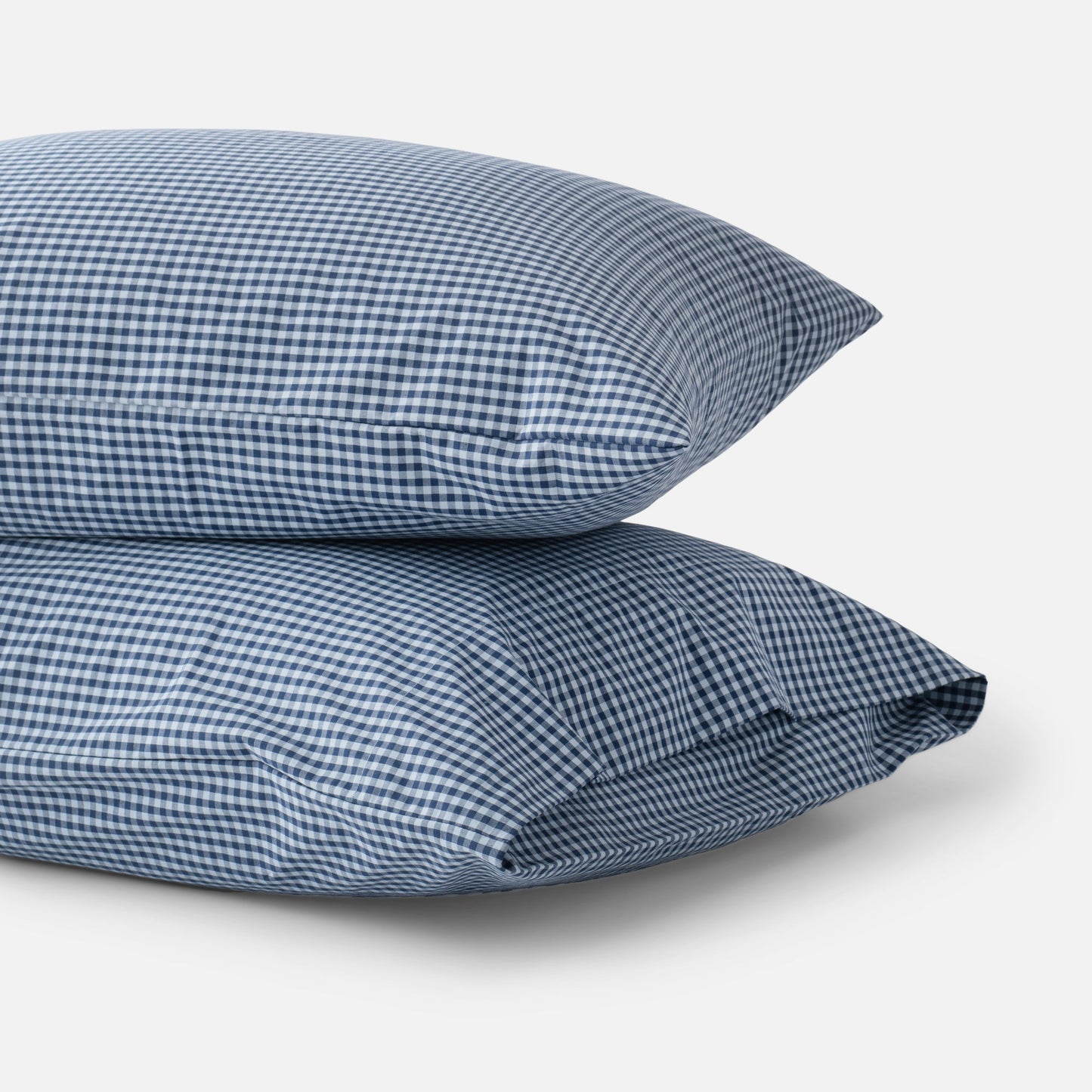 Gingham Pillow Case Set::navy::hover