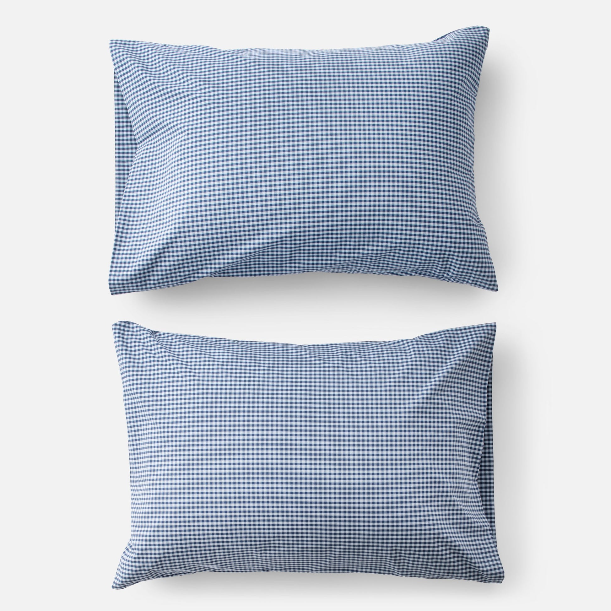 Gingham Pillow Case Set::navy::main
