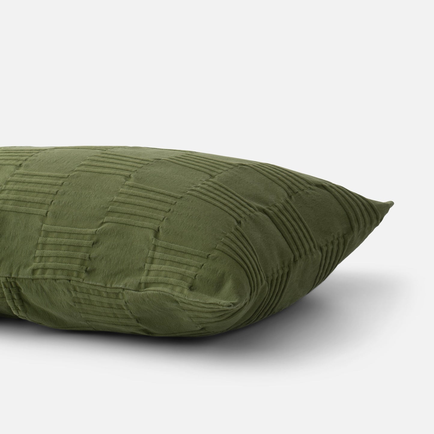 Woven Tally Pillow Sham::alder green::hover